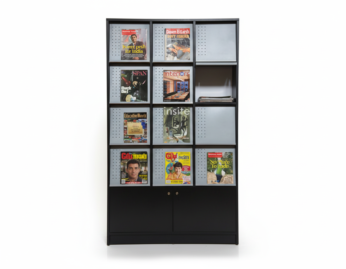 Magazine Rack In Store By Window Media Magazine Rack – Lemonbull