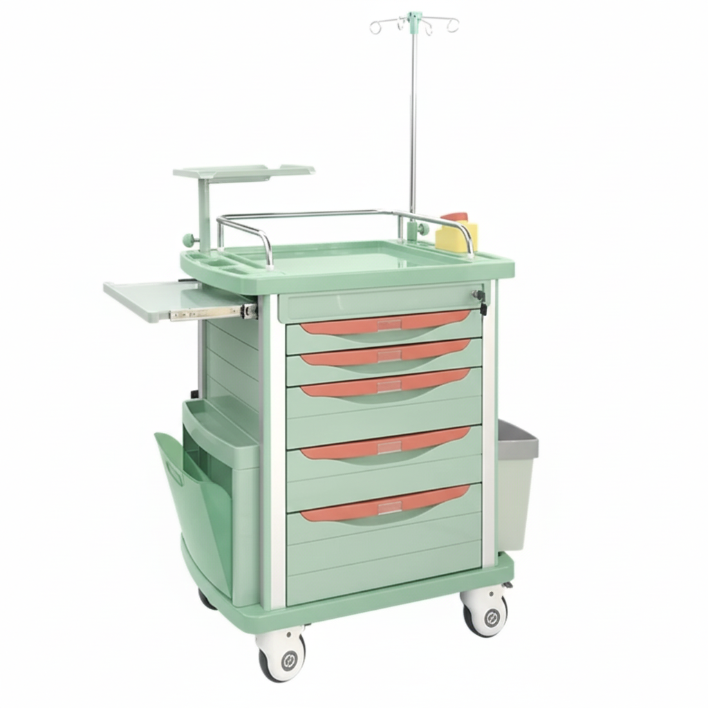 Crash Cart ABS WC