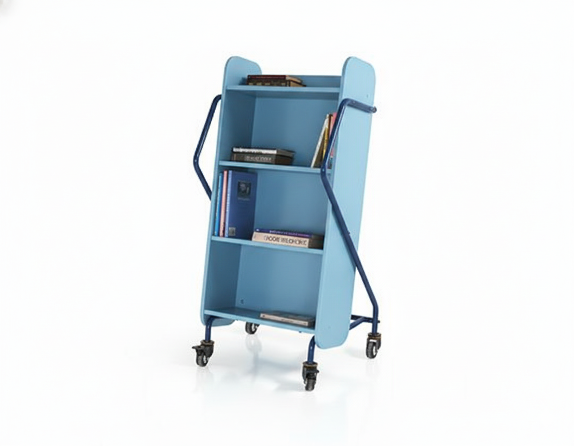 Organize-V Book Return Trolley